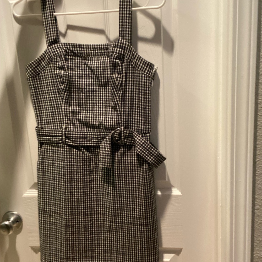 Hollister Stylish Black and White Checkered Dress